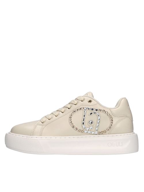 Sneakers in ecopelle e strass LIU JO | KYLIE 32 SPREADINGIVORY
